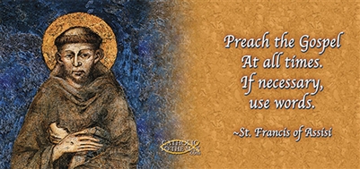 St. Francis 'Preach the Gospel' Mug