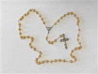 Tan Rosary, 18"