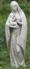 14 INCH MADONNA CHILD GARDEN STATUE
