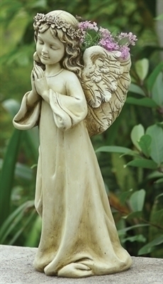 16" H  ANGEL CHILD  PLANTER