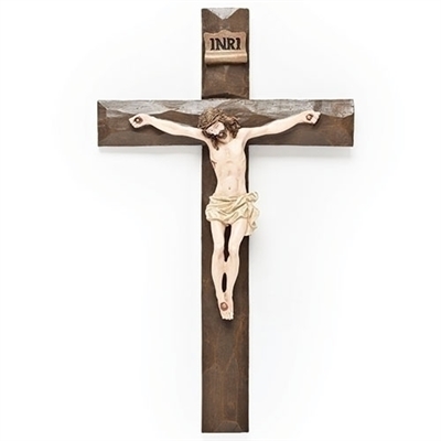 12" Beveled Wall Crucifix