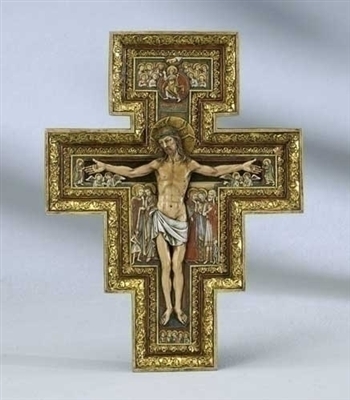 11" SAN DAMIANO CRUCIFIX