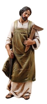 10.25" ST. JOSEPH THE WORKER STATUE