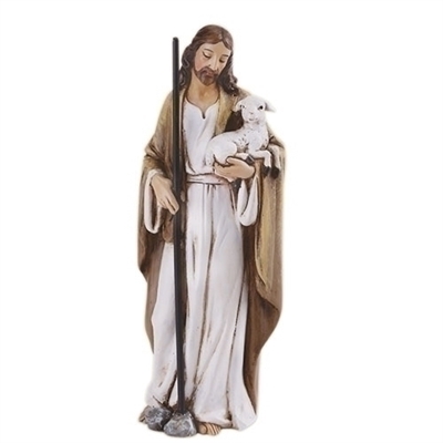 4" GOOD SHEPHERD STATUE
