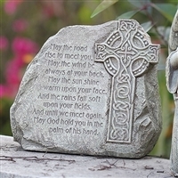 8.25" CELTIC CROSS GARDEN STONE