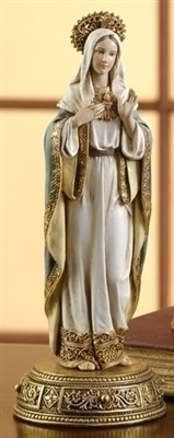 10.5" IMMACULATE HEART OF MARY STATUE