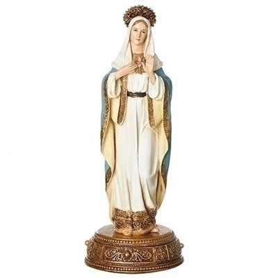 10.5" IMMACULATE HEART OF MARY STATUE