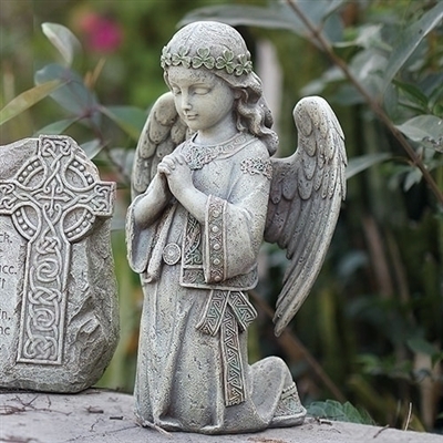 12.25" CELTIC KNEELING ANGEL, JOSEPH STUDIO