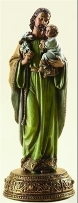 10" ST. JOSEPH STATUE WITH BASE