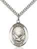 Holy Spirit Medal<br/>7044 Oval, Sterling Silver