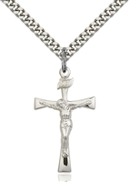 2138SS/24S <br/>Sterling Silver Maltese Crucifix Pendant