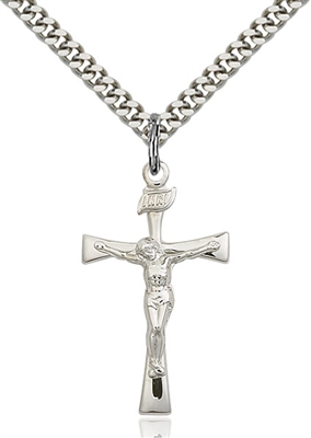 2138SS/24S <br/>Sterling Silver Maltese Crucifix Pendant