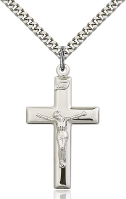 2193SS/24S <br/>Sterling Silver Crucifix Pendant