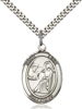 St. Luke the Apostle Medal<br/>7068 Oval, Sterling Silver
