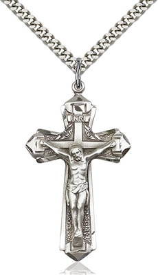 0650SS/24S <br/>Sterling Silver Crucifix Pendant
