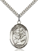 St. Anthony of Padua Medal<br/>7004 Oval, Sterling Silver