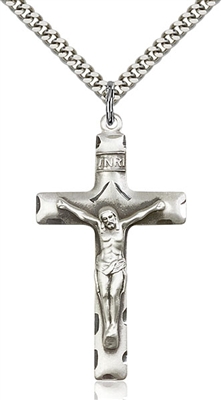 0644SS/24S <br/>Sterling Silver Crucifix Pendant