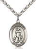 St. Peregrine Laziosi Medal<br/>7088 Oval, Sterling Silver