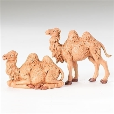 3.5" CAMEL FIGURES, 2 PIECE SET, FONTANINI