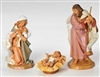 3 PIECE SET 7.5" HOLY FAMILY FIGURES, FONTANINI