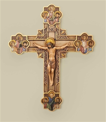 12" THE APOSTLES CRUCIFIX