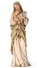 12" MADONNA & CHILD WITH LAMB FIGURE