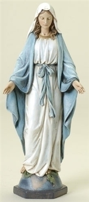 10.25" OUR LADY OF GRACE FIGURINE