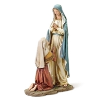 10.5" OUR LADY OF LOURDES STATUE