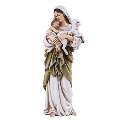 4" MADONNA & CHILD WITH LAMB