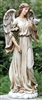 24.5" ANGEL WITH DOVE GARDEN STATUE