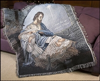 Nativity Throw