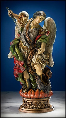 9.75" St. Michael Statue