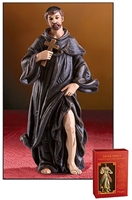 St. Peregrine Statue, 4" H, Resin