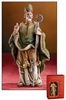 St. Patrick Statue, 4" H, Resin