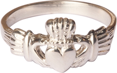 Women's Sterling Silver Claddagh Ring