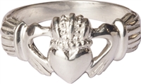 Men's Sterling Silver Claddagh Ring