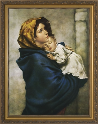 Madonna of the Streets Framed Image, 5" X 7"