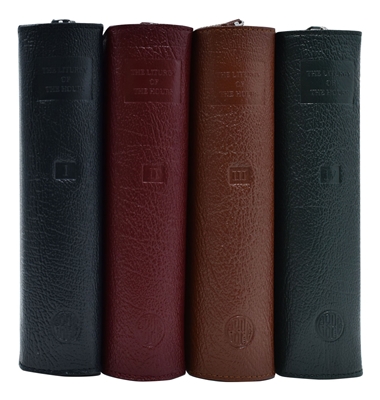 Liturgy of the Hours Leather Zipper Case Set - CASES ONLY