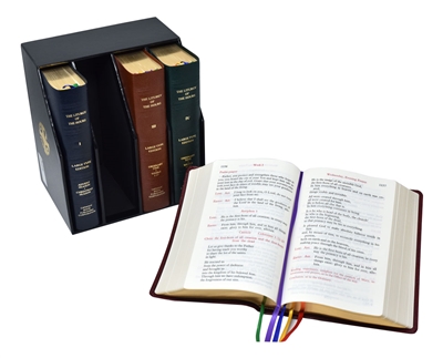 Liturgy of the Hours (Set of 4) Large Print Leather