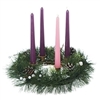 14" ADVENT WREATH PINE WREATH WITHOUT CANDLES