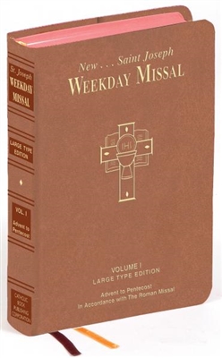 St. Joseph Weekday Missal, Large Type, Volume 1, Advent to Pentecost