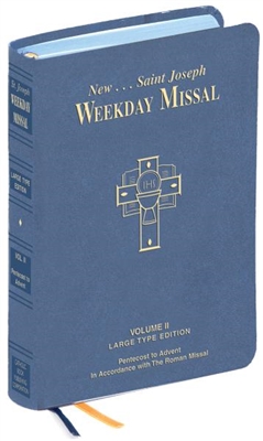 St. Joseph Weekday Missal, Large Type, Volume 2, Pentecost to Advent