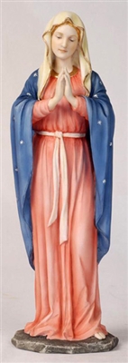 11.75" Praying Virgin Statue