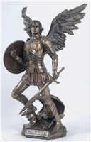 St. Michael the Archangel, Cold-Cast Bronze, 12.75"