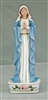 Praying Virgin Rosary Holder, fully hand-painted, 6.25"