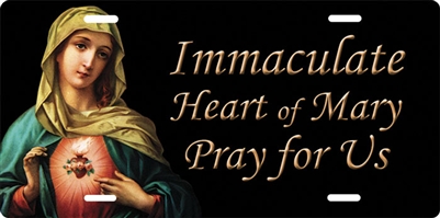 Immaculate Heart of Mary License Plate