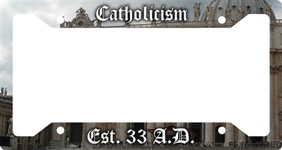 Catholicism Plate Frame