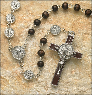 St. Benedict Black Rosary