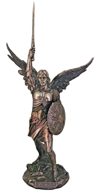 St. Michael The Archangel without the devil. From the Veronese Collection, 14.5" to the top of the wing