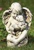 12" CHERUB WITH PUPPY, JOSEPH'S STUDIO